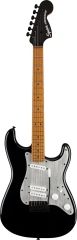 SQUIER SQUIER CONTEMPORARY STRATOCASTER SPECIAL ROASTED MAPLE FINGERBOARD SILVER ANOLIZED PICKGUARD BLACK